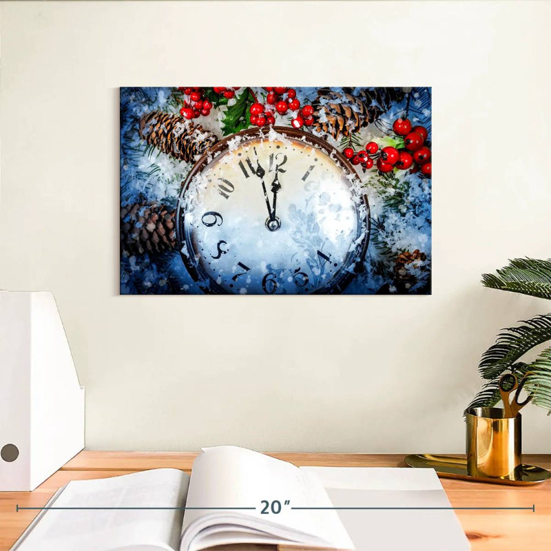 Minutes jusqu'à Noël, H 8 po x l 12 po