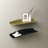 Ronella Metal Floating Wall Display Shelf-142024330-142024328