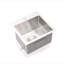 Évier de cuisine compact encastré - Acier inoxydable