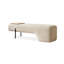Banc rembourré blanc-204332383