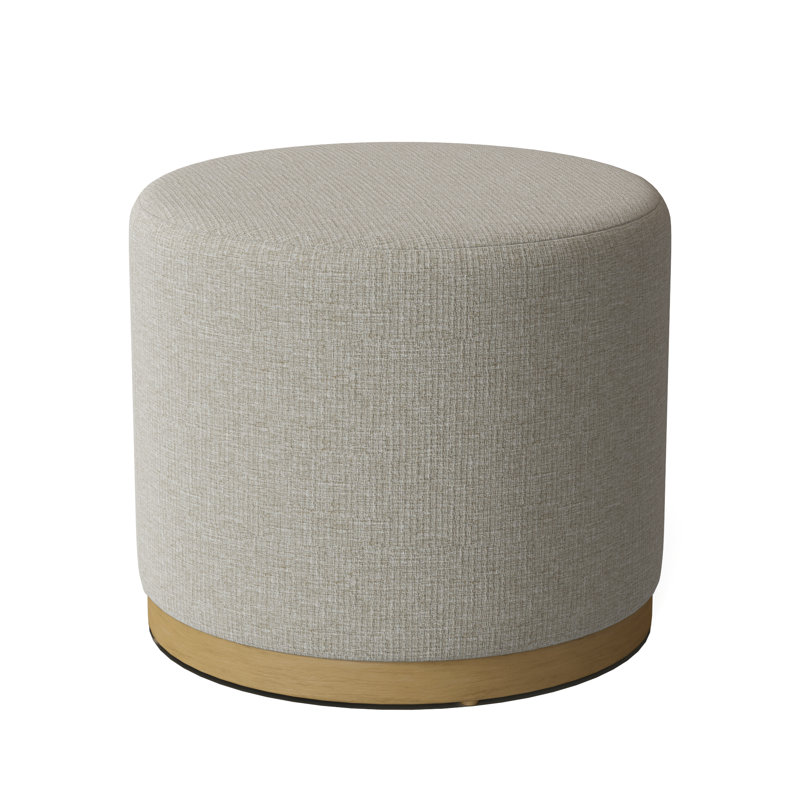 Corbin Upholstered Ottoman, Charcoal, Alabaster (3157 73)