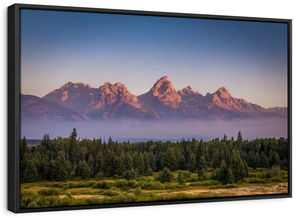 Elephant Stock Grand Teton Mist Canvas Print | Wayfair