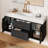  48 Inch Black Floating Bathroom Vanity