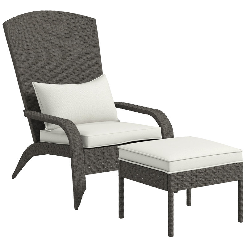 Chaise Adirondack en résine Raymier