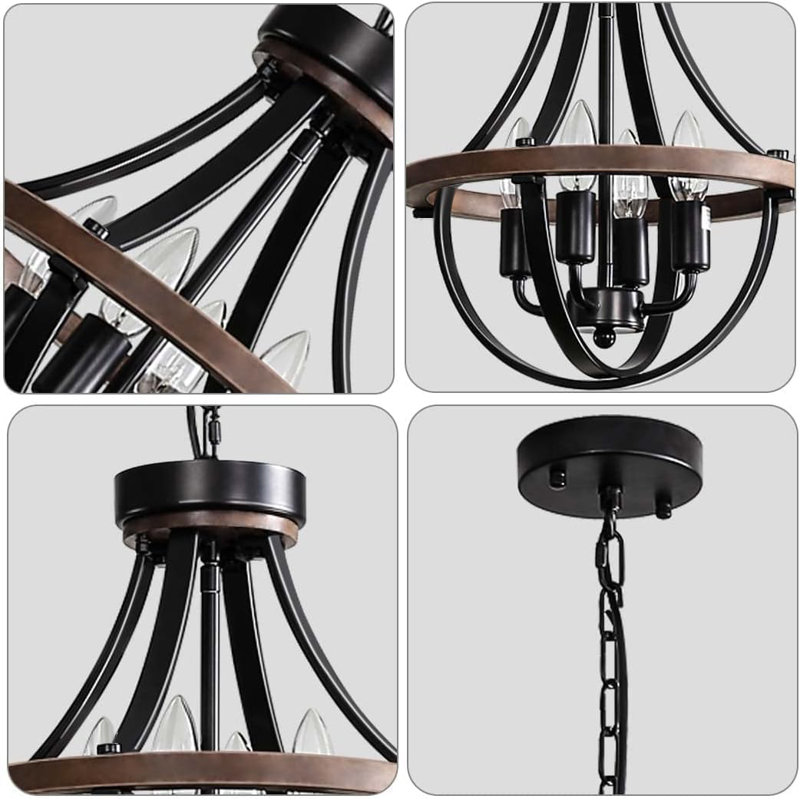 Eireen 4 - Light Geometric Chandelier