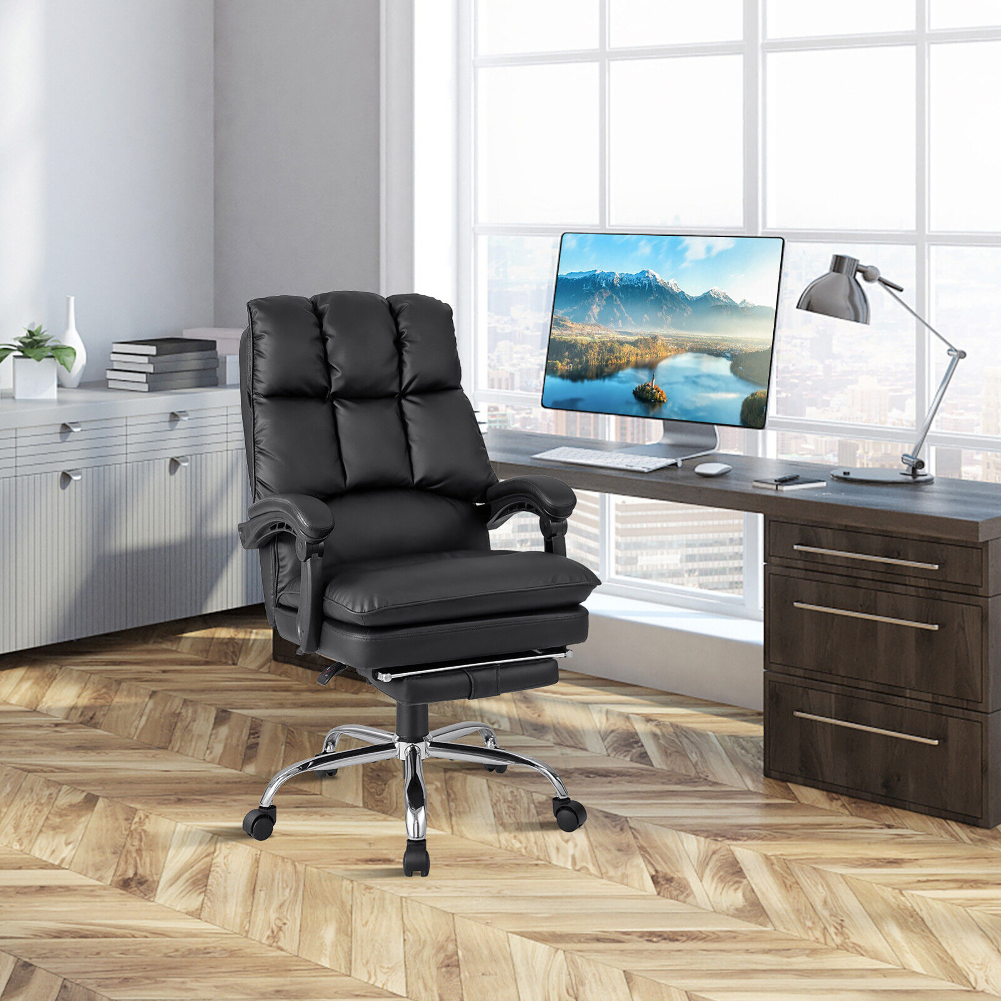 Latitude run leather office desk online chair