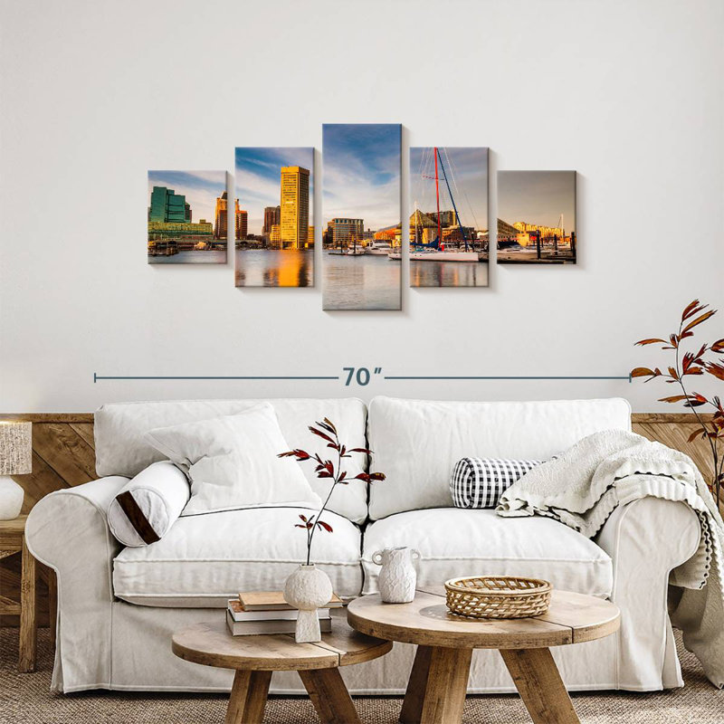 Baltimore, 24" H x 55" W