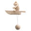 Bear On The Boat Animated Spinning Old-World Decoration | G. Debrekht