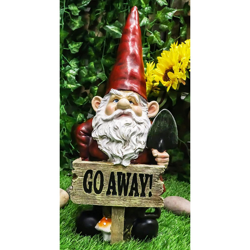 Figurine debout grand-père avec pelle Eimo Grumpy Mr Gnome