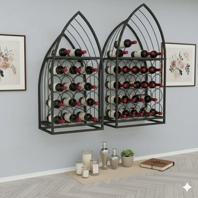 A Two-Piece Display Unit Shaped Like A Sailboat, Designed As A Freestanding Wine Cabinet With Storage Compartments For Bottles. This Rack Offers Storage For Spirits And Wine, Intended For Home Bar Use In Kitchens Or Dining Rooms.