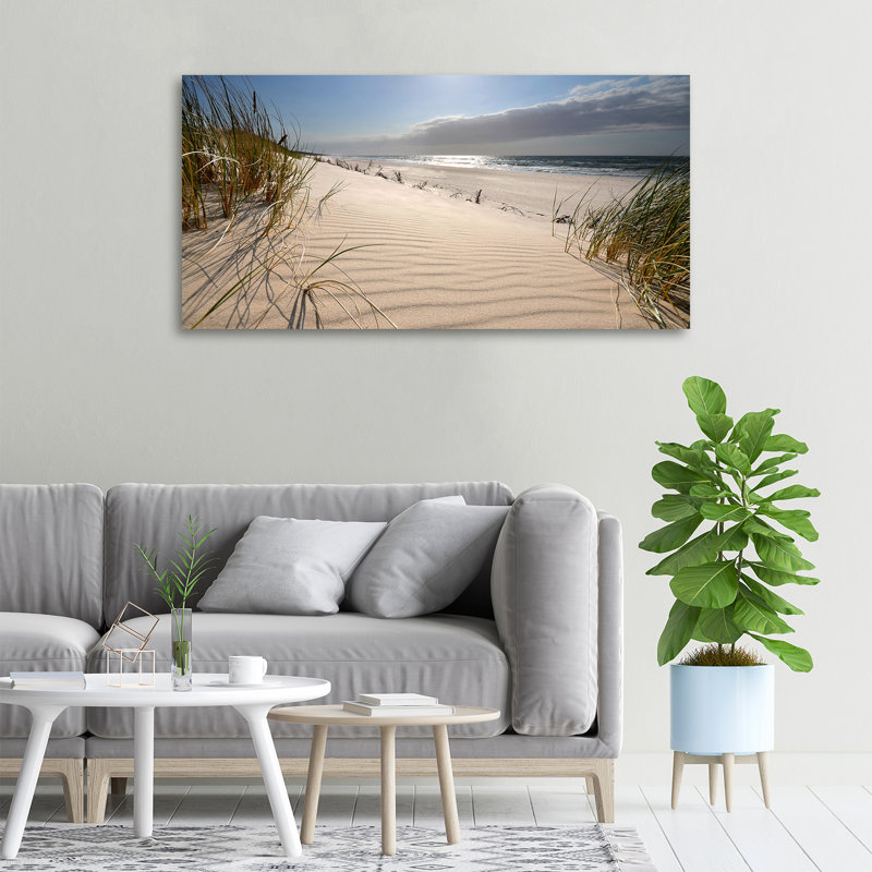 Mrzeżyno Beach - Wrapped Canvas Print