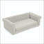 Canapé-lit surdimensionné pour chien surdimensionné avec tissu en lin pour chiens de grande taille (beige)-1826274999