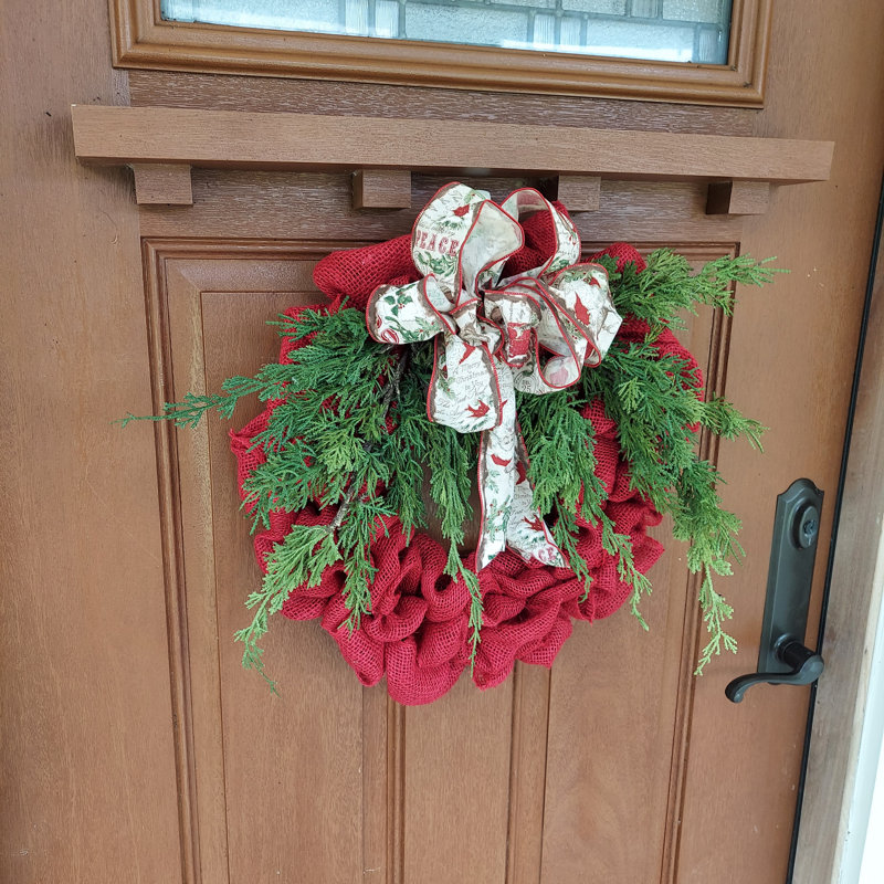 Couronne en toile de jute 18 po