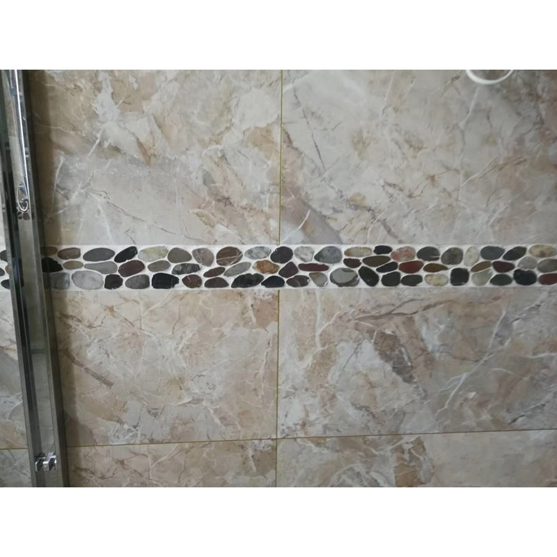 Matte Mix Color Tumbled Pebble Mosaic 12" x 12"