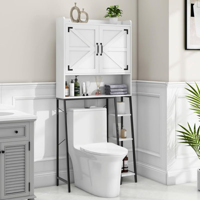 Rangement autoportant au-dessus de la toilette Leithan