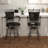 Kazuho Upholstered Metal Swivel Stool-41724729-118018318