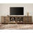 Eaton 4-Piece Modular Sideboard With Glass Doors & Drawers,Farmhouse Storage Cabinet For Living Room, Dining Room, Or Hallway, Brown-671187145