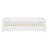 Twin XL Platform Bed with Guardrails, Solid Wood Convertible Twin XL to Queen Bed,White-1867973130