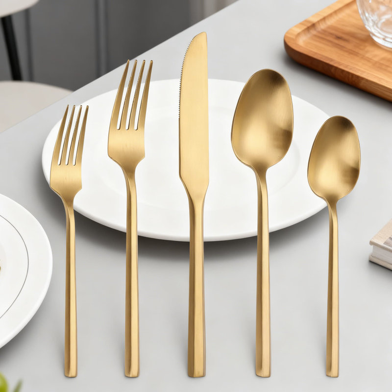 Ensemble de 20 couteaux à steak en acier inoxydable de première qualité, coutellerie robuste à finition mate pour une expérience culinaire de style steakhouse