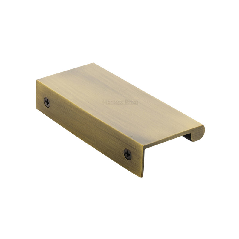 Heritage Brass Heritage EPTR Edge Pull Cabinet Handle, Antique Brass, 20cm