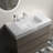 Adriel Wall-Mounted Floating Bathroom Vanity with Sink