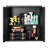 Metal Wall Cabinet, 30W x 12.2D x 30H Inch, Steel Floating Hanging Storage Cabinet with Locking Doors and Adjustable Shelf for Garage, Basement, Kitchen, Warehouse Assembly Required, Black