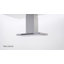 Hotte pour îlot avec lumières DEL en acier inoxydable Zephyr Vista-122782419