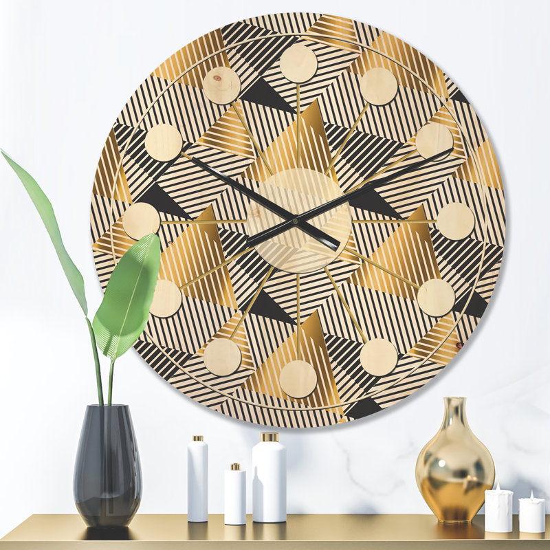 Horloge murale Luxury Waves VI, Petit