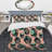 Black Circle Pattern - Abstract Duvet Cover Set - Microfiber Polyester-565525664