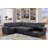 Aine 118" Wide Fabric Sectional Sleeper Sofa (Pull-Out Bed) With Storage Chaise-1239264955