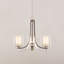 Lustre classique à 3 lumières avec abat-jour