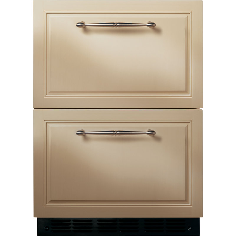 Monogram 24" Integrated Double Drawer Refrigerator