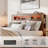 Queen Size Wood Platform Bed Frame-1046936121