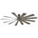 Windflower 12 - Blade Windmill Smart Ceiling Fan with Wall Control and LED Light Kit Included, Works With Alexa and iOS or Android App