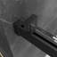 Porte de douche coulissante simple sans cadre de 69 à 72 po x H 76 po avec système de fermeture en douceur, brossé-61904372