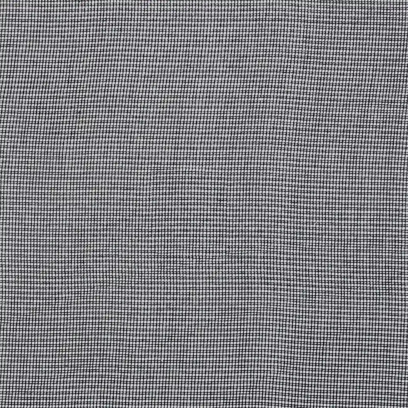 Voile Curtains With Tab Top 2 Pcs, 140cm Width x 245cm Drop, Black