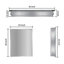 Armoire à pharmacie avec miroir à fixation en surface ou grand espace de rangement encastré en aluminium-1765397858-1765397859