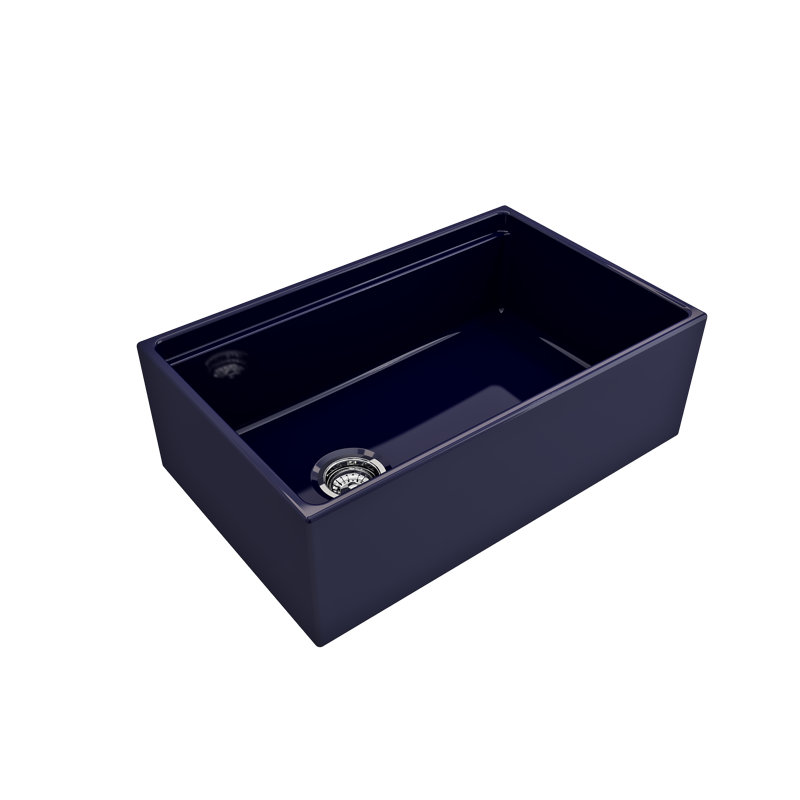 30'' L Single Basin Kitchen Sink, Sapphire Blue