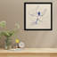 Modern Vintage Floral II Indigo By Everlean Wood Framed Wall Art Print-91291458-91291463