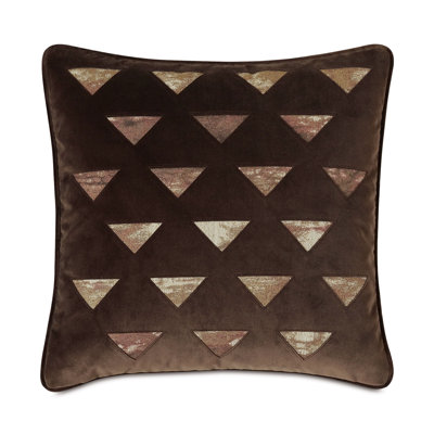 Fossil Velvet Square Pillow Cover & Insert