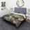 Grey Abstract Harmony In Tiles  II - Abstract Tile Duvet Cover Set