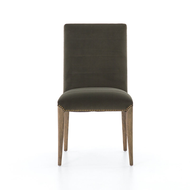 Nate Dining Chair-Modern Velvet Loden