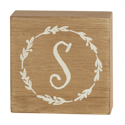 Plaque décorative «E» Bozhana