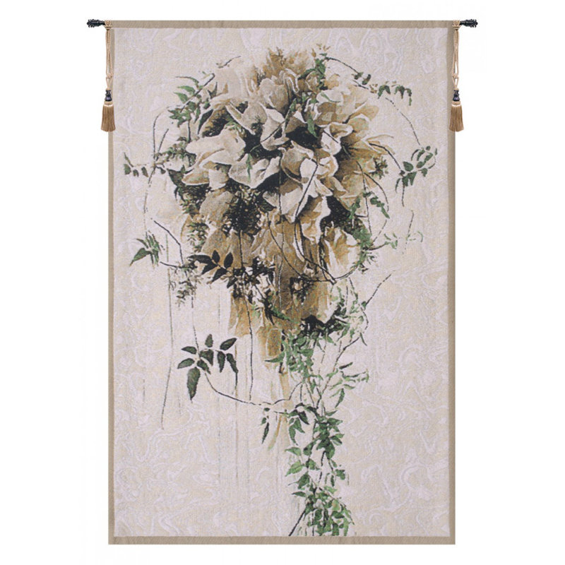 Vintage Floral Wall tapestry - Flower wall hanging