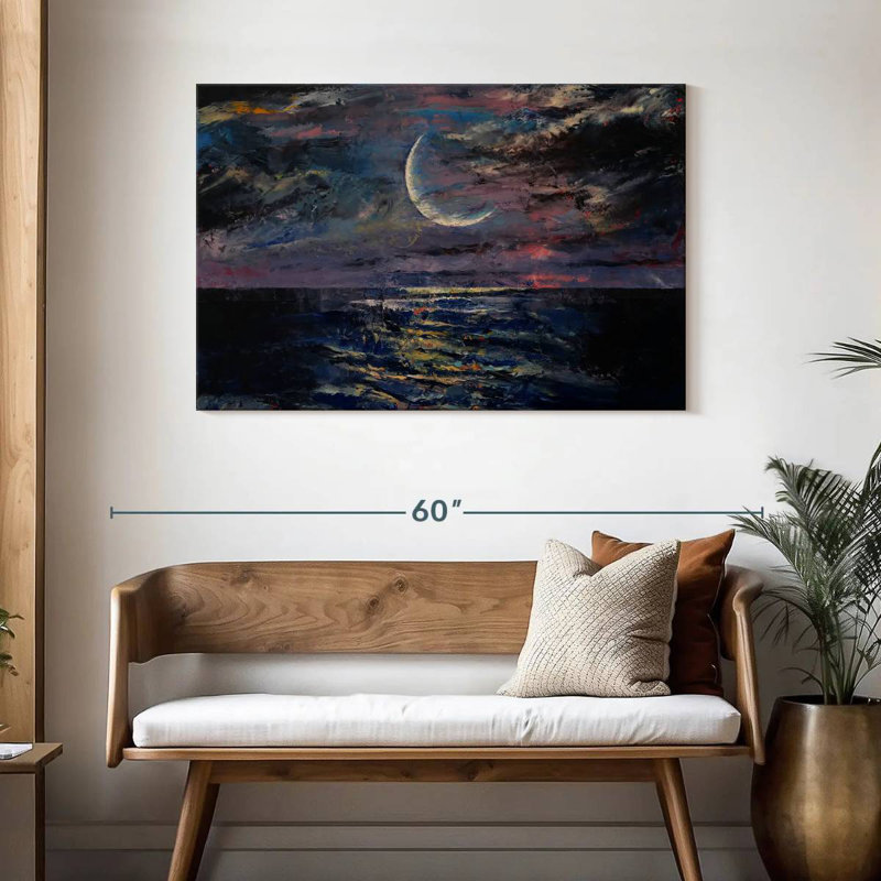 Oberle Moon, 30" H x 45" W