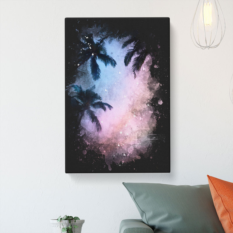 Palm Tree Paradise - Wrapped Canvas, 76cm H x 50cm W x 3cm D
