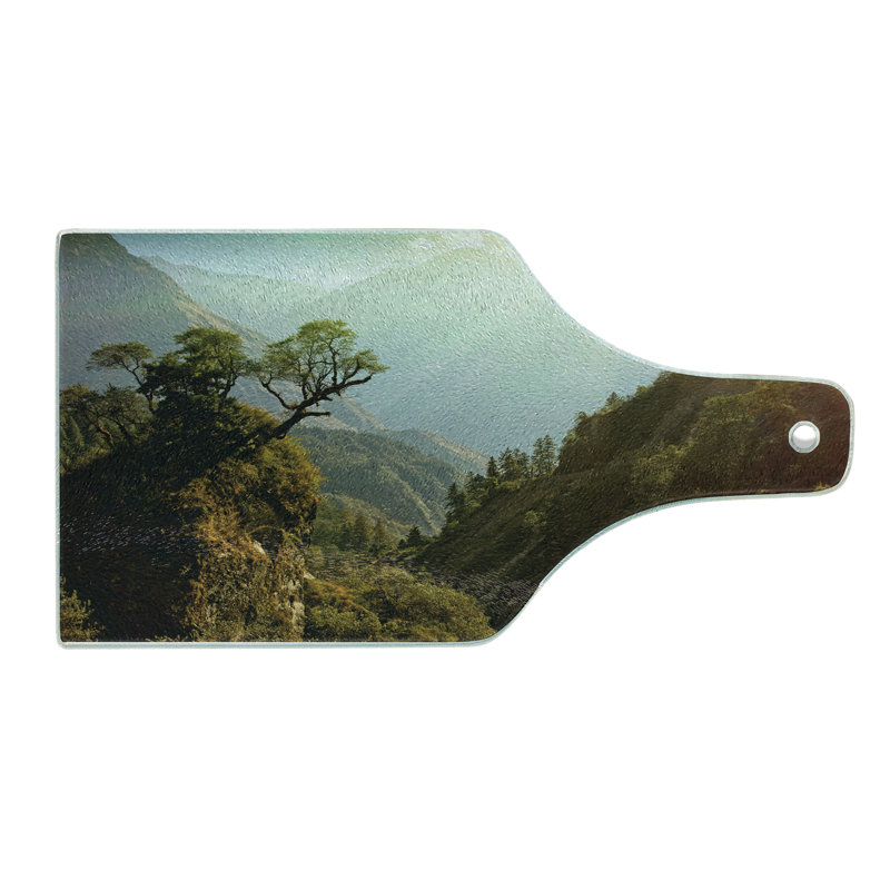 Planche à découper en verre trempé Ambesonne