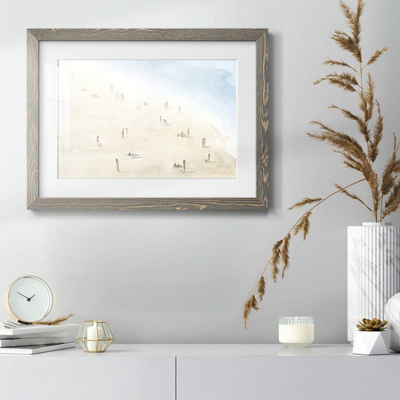 Beach Goers III, H 22 po x l 32 po x P 1,5 po, Gris
