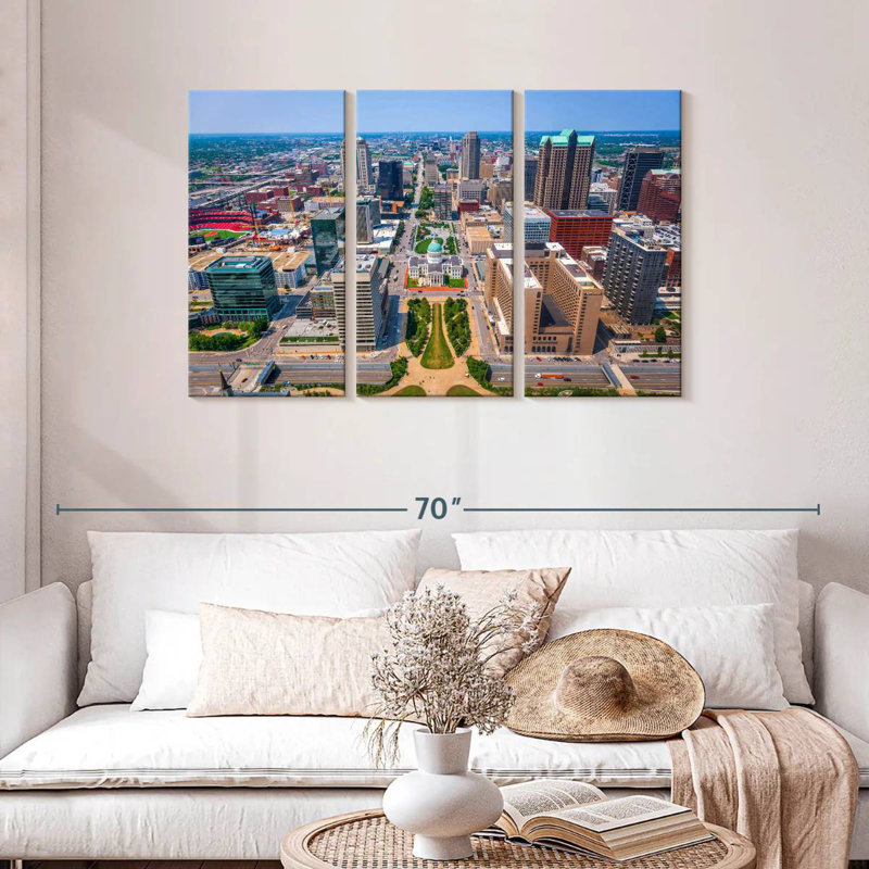 Paysage urbain urbain R camion St. Louis, H 28 po x l 45 po