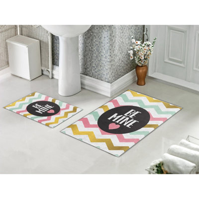 Ensemble de tapis de bain 2 pièces Dionte